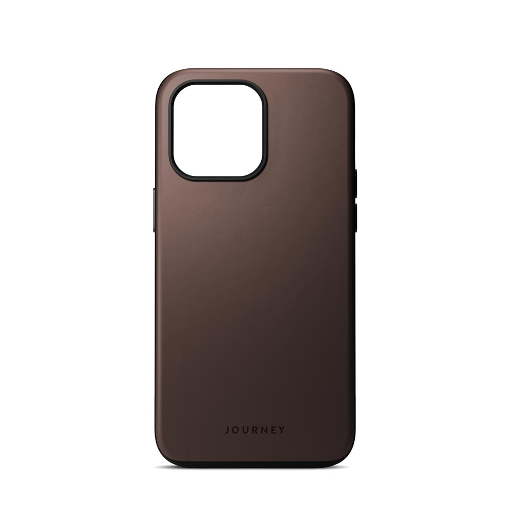 Journey iPhone 15 Leather Case iPhone 15 Pro / Black